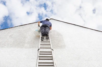 Peinture extérieure à la Bellière — façades et ravalement